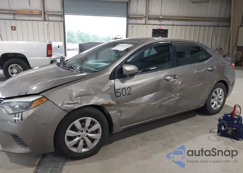 2016 Toyota Corolla Le из США, поврежденный, VIN 2T1BURHE8GC532887